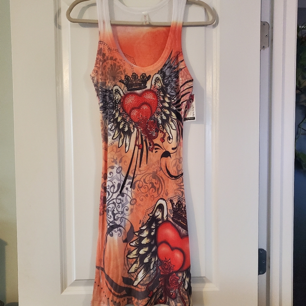 Miss Pinky ribbed body con dress